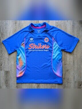 ⚽ Old Navy Active Strikers Soccer League Jersey Size M (8)